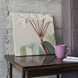 Impressão Botânica de Cor Marinha Antica