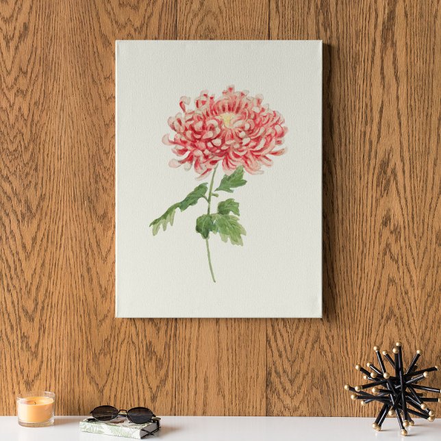 Impressão Botânica em Aquarela Antiga (Antique Watercolor Botanical Print)