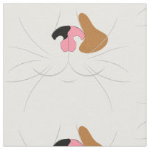 Impressão Calico Cat Novelty Tecido Grande