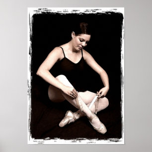 Impressão clássico da bailarina