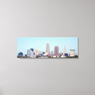 Impressão clássico das canvas da skyline de