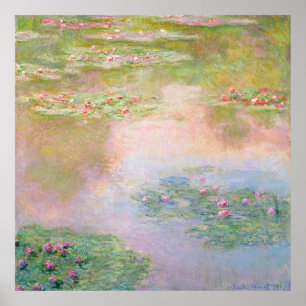 IMPRESSÃO Claude Monet (40"x40") Ninféas