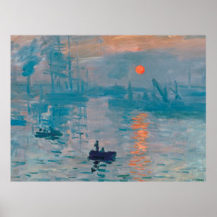 Impressão Clausto sunrise impressionista