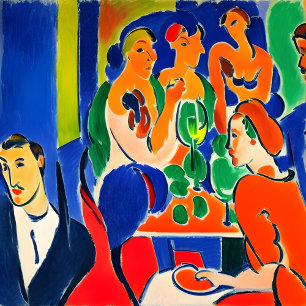 Impressão Colorida de Canvas do Clube Mãe