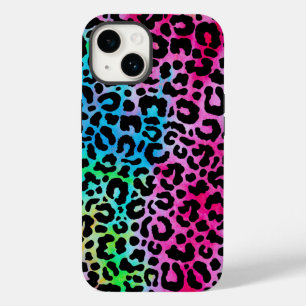 Impressão Colorida Leopardo Neon Funky
