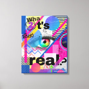 Impressão Colorida Máxima de Arte Esticada