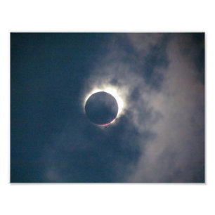 Impressão completo da foto do eclipse 2017 solar