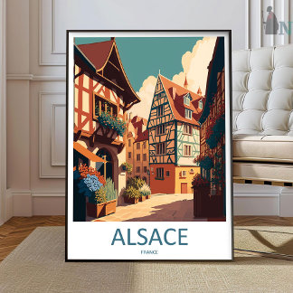 Impressão da Alsácia Decoração de Casa da Alsácia 