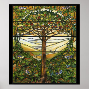 Impressão da arte da árvore de Apple do teste