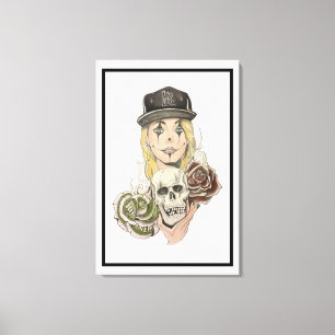 Impressão da arte das canvas de arte do Chicano