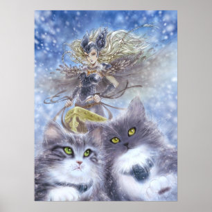 Impressão da arte de Freyja