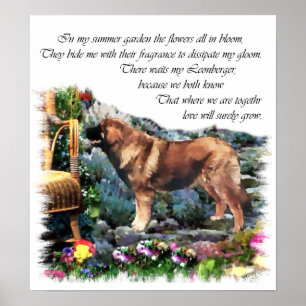 Impressão da arte de Leonberger
