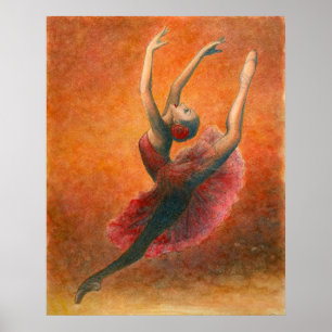 Impressão da arte do balé de Don Quixote