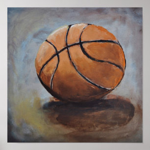 Impressão da arte do basquetebol