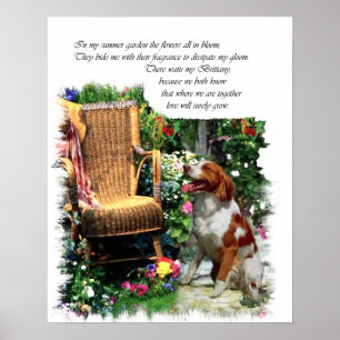 Impressão da arte do Spaniel de Brittany do