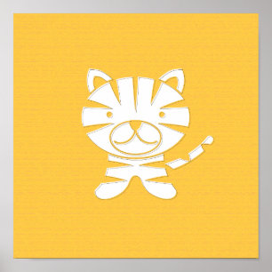 Impressão da arte do tigre de Grr