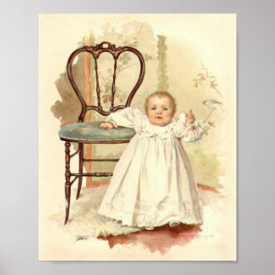 Impressão da arte etapa do bebê de Maud Humphrey