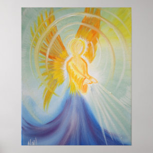 Impressão da aura do anjo