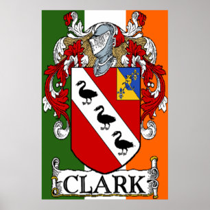 Impressão da brasão de Clark