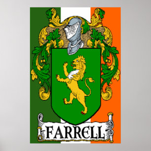 Impressão da brasão de Farrell