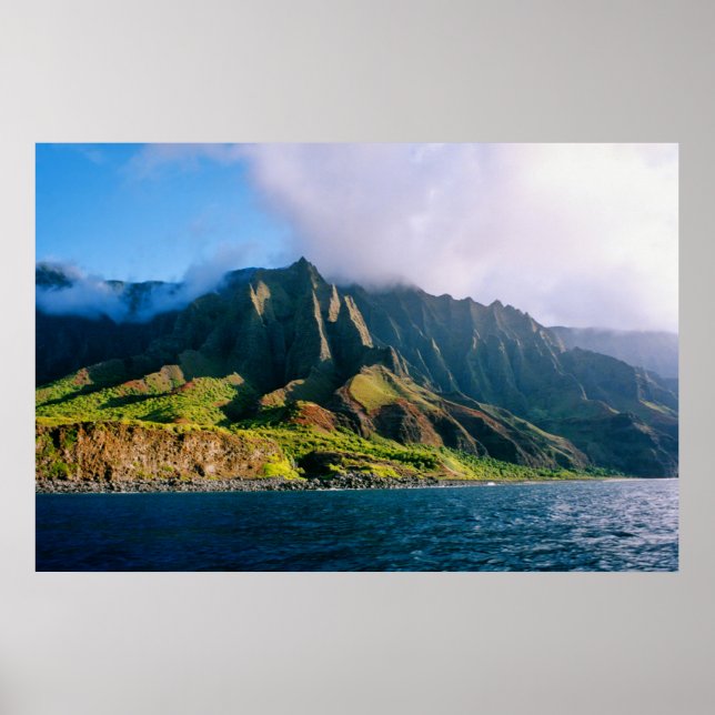 Impressão da costa de Kalalau (Frente)