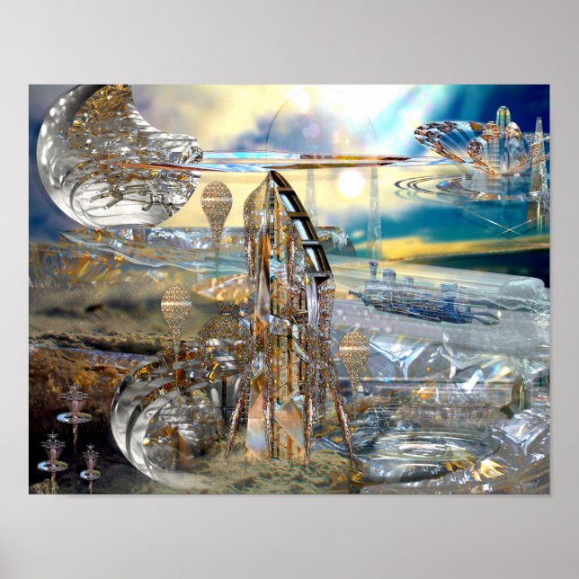 Impressão da Estação Glissade (Frente)