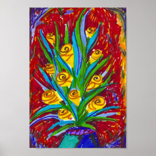 Impressão da flor