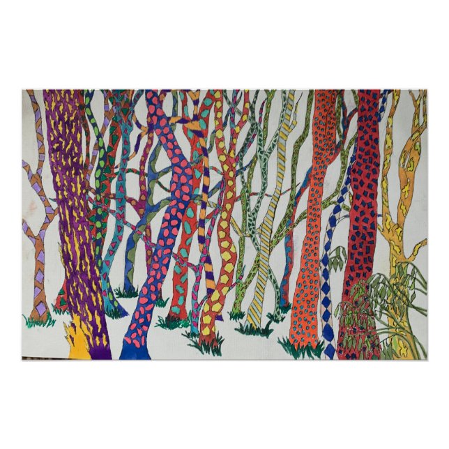 impressão da floresta selvagem (Frente)