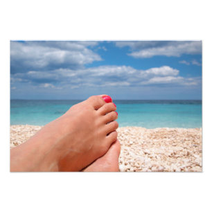 Impressão da foto das férias de verão