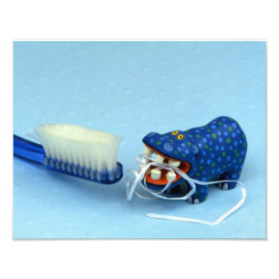 Impressão da foto de Floss do hipopótamo