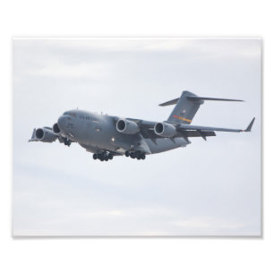Impressão da foto do C-17 Globemaster