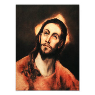 Impressão da foto do Jesus Cristo de El Greco