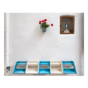 Impressão da foto do santuário do altar da rua d