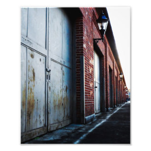 Impressão da foto do tijolo e das portas 8x10