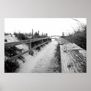 Impressão da foto do trajeto da praia