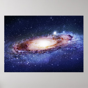 Impressão da galáxia do Andromeda