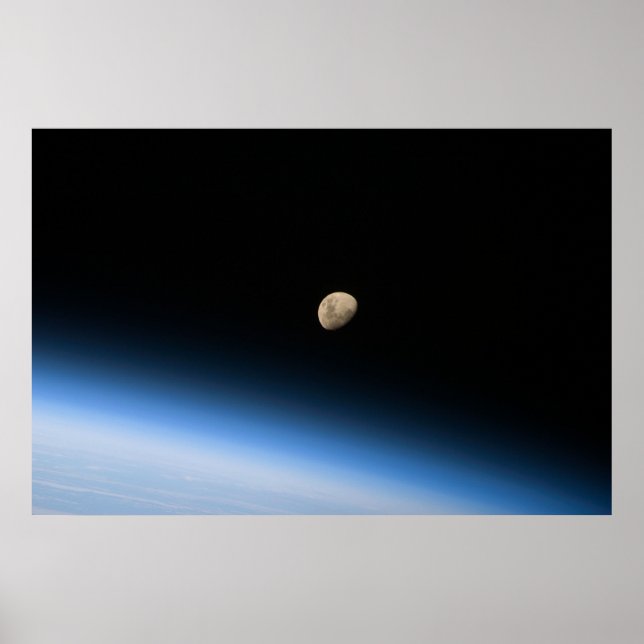 Impressão da Lua Gibosa da Órbita (Frente)