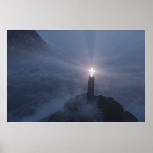 Impressão da luz e do salvação