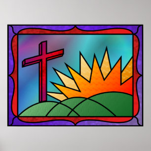 Impressão da manhã da páscoa