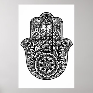 Impressão da mão de Hamsa