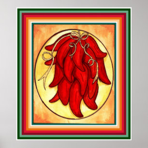 Impressão da pimenta de pimentão