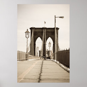 Impressão da ponte de Brooklyn