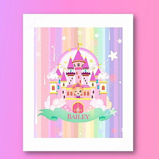 Impressão da Princesa Personalizada, Poster de Mur (Criador carregado)