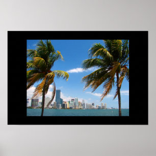 Impressão da skyline de Miami