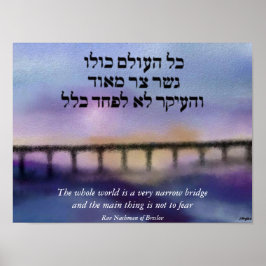 Impressão da tela de ponte estreita