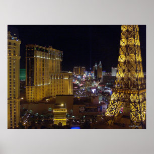 Impressão da tira de Las Vegas & do poster de