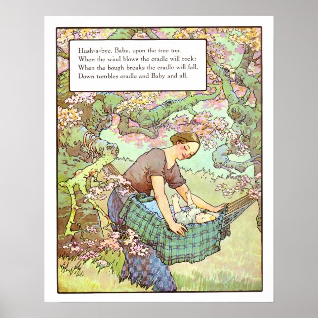 Impressão da viveiros - Hush-a-bye, Baby (Frente)