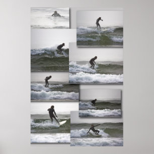 Impressão das belas artes de Surfin