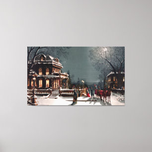 Impressão das canvas da festa de Natal do