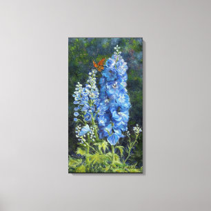 Impressão das canvas da galeria dos "Delphiniums"